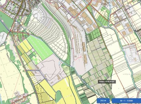 Eladó Telek 9400 Sopron , Egeredy dombon 42x100 m-es külterületi, kiskertes övezetben fekvő közmű nélküli terület