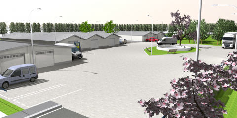 Kiadó Üzlethelyiség 7761 Kozármisleny , SilverPark Kiadó Csarnok