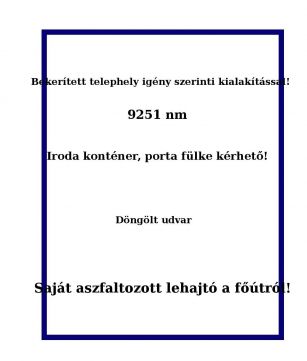 Kiadó Telek 6000 Kecskemét , TELEPHELY A NAGY TESCO KÖZELÉBEN KÖZVETLEN A FŐÚT MELLETT!