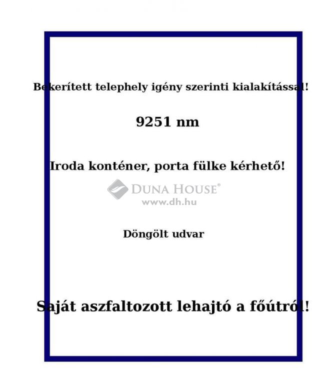 6000 Kecskemét , TELEPHELY A NAGY TESCO KÖZELÉBEN KÖZVETLEN A FŐÚT MELLETT! — 1/1