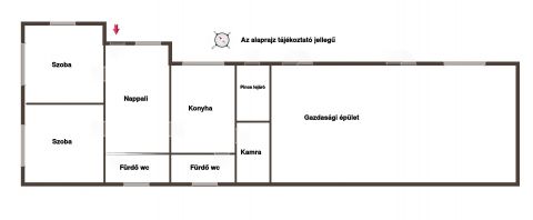 Eladó Ház 8564 Ugod Veszprém megyében, Pápa vonzáskörzetében, Ugodon szigetelt ház, 1068 nm telken Eladó