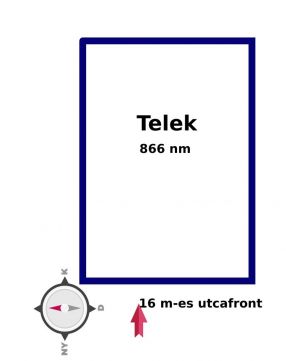 Eladó Telek 4431 Nyíregyháza Sikló köz közelében