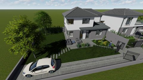 Eladó Ház 6000 Kecskemét Nappali + 4 szobás, modern, új építésű ikerház a Hollandfaluban