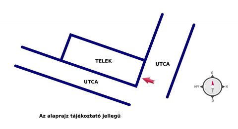 Eladó Telek 2723 Nyáregyháza Nyáregyházán 754 m2-es építési telek eladó. Vezetékes víz a telken belül!