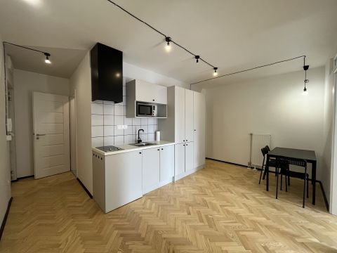Kiadó Lakás 1086 Budapest 8. kerület Újszerű épületben erkélyes, kertre néző, frissen festett lakás kiadó