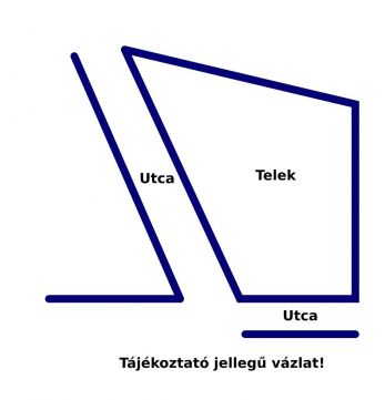 Eladó Telek 2151 Fót Fót - Tímár mellett, belterületi építési telek