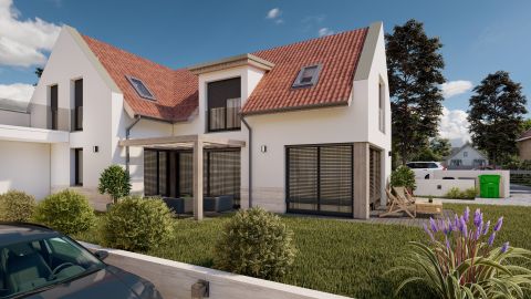 Eladó Ház 2094 Nagykovácsi , ÚJ építésű kis lakóközösségű lakópark Nagykovácsi központjáb