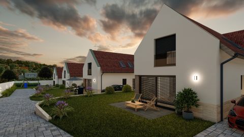 Eladó Ház 2094 Nagykovácsi ÚJ építésű kis lakóközösségű lakópark Nagykovácsi központjáb
