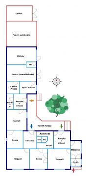 Eladó Ház 2220 Vecsés 2 generációs, klímás, új ablakos, több autós, 1592m2 telken