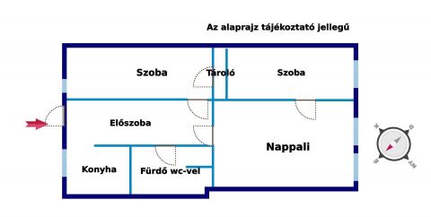 Eladó Lakás 1074 Budapest 7. kerület 4 percre a népszerű New York Café-tól, 3 szobás lakás eladó!