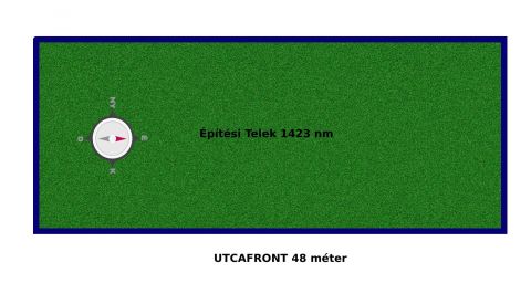Eladó Telek 4400 Nyíregyháza Belváros frekventált részén.