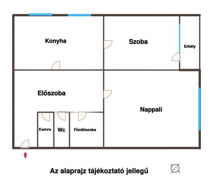 Eladó Lakás 1122 Budapest 12. kerület Erkélyes, 2 szobás lakás a Kissvábhegyen Eladó