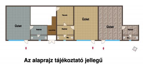 Eladó Üzlethelyiség 9400 Sopron Ágfalvi lakópark frekventált részén, üzlethelyiség eladó!