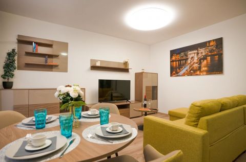 Kiadó Lakás 1086 Budapest 8. kerület , Földszinti új építésű 2 háló lakás kiadó