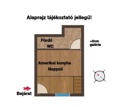 Eladó Lakás 1078 Budapest 7. kerület Városliget szomszédságában - Frissen felújított stúdió lakás