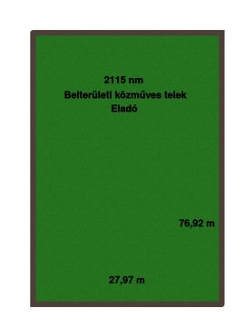 Eladó Telek 4150 Püspökladány Jókai utcai telek eladó