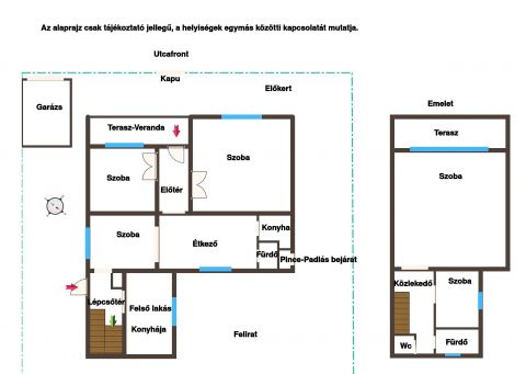 Eladó Ház 1213 Budapest 21. kerület Csepel-Királyerdő, felújítandó 2 generációs ház