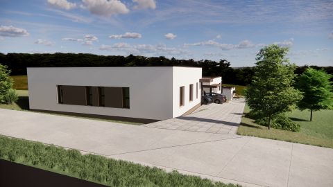 Eladó Ház 7636 Pécs Rózsadombon 122 nm-es egy szintes új építésű ikerház