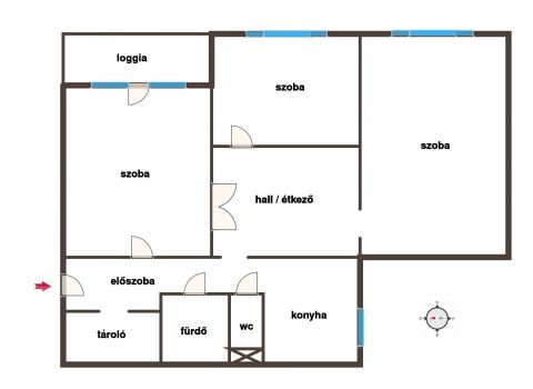 Eladó Lakás 1181 Budapest 18. kerület 72 M2-ES PANEL 62,9 MFT-ÉRT A HAVANNA LTP. SZÍVÉBEN! 