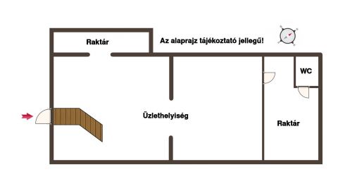 Eladó Üzlethelyiség 1078 Budapest 7. kerület 82 nm-es üzlethelyiségként használható műhely a Garay téren