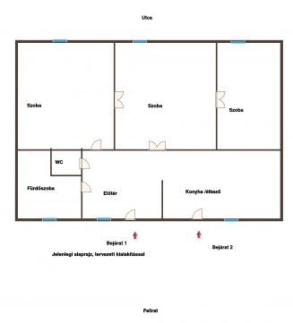 Eladó Lakás 1073 Budapest 7. kerület Kertész utcában 2 bejáratos lakás megkezdett felújítással