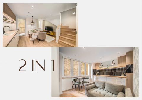 Eladó Lakás 1065 Budapest 6. kerület , BAZILIKÁTÓL egy sarokra - PRÉMIUM 2in1 lakás!