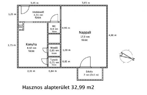 Eladó Lakás 8400 Ajka 8400 Ajka, régi belváros
