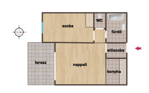 Kiadó Lakás 1134 Budapest 13. kerület Költözhető újépítésű, teremgarázs beállóval az árban