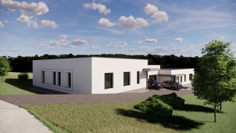 Eladó Ház 7636 Pécs Rózsadombon 122 nm-es egy szintes új építésű ikerház