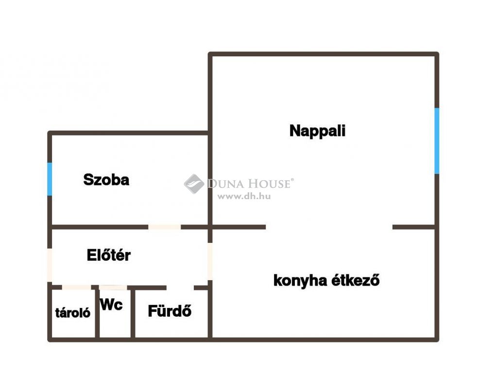 1148 Budapest 14. kerület , Örs vezér tér közelében 2 szobás lakás — 1/24