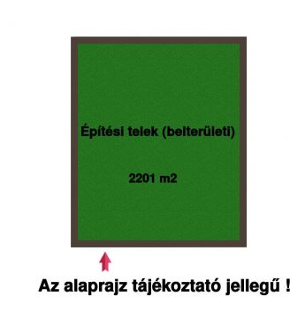 Eladó Telek 2251 Tápiószecső Közművesített építési telek 
