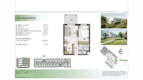 Eladó Lakás 4030 Debrecen , MODERN, FIATALOS ÚJ LAKÁSOK