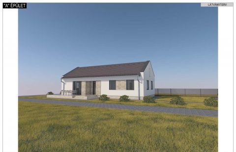 Eladó Ház 2375 Tatárszentgyörgy , A nyugalom szigetén modern kivitelezésű A+-os, 92 m2-es ház