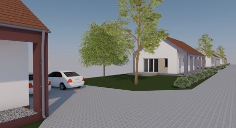 Eladó Ház 2465 Ráckeresztúr , Nappali + 3 szobás önálló ház idei átadással (D. épület)--