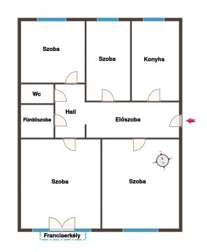 Eladó Lakás 1173 Budapest 17. kerület Központ közeli, csendes utcában, 4 emeletesben, ÚJ ABLAKOK