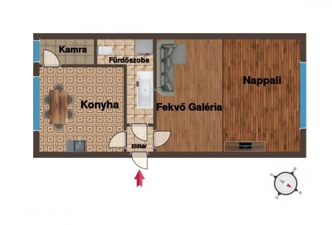 Eladó Lakás 1107 Budapest 10. kerület Kiváló elhelyezkedésű lakás a DunaPanda mellett