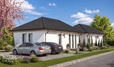 Eladó Ház 2440 Százhalombatta , NAPPALI + 3 HÁLÓS ÚJ ÉPÍTÉSŰ IKERHÁZ DUNAFÜREDEN