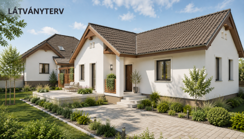 Eladó Ház 2113 Erdőkertes , Újépítésű kertkapcsolatos otthon Erdőkertesen