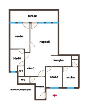 Eladó Lakás 1061 Budapest 6. kerület Új építésű teraszos lakások a belvásosban