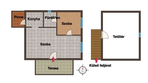 Eladó Ház 7666 Pogány 'Pogány-Felsőhegy-lakható házikó