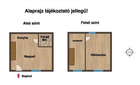 Eladó Lakás 1071 Budapest 7. kerület Damjanich utcában felújított belső két szintes lakások