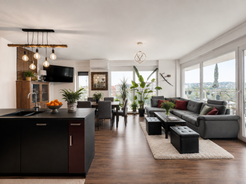 Eladó Lakás 1116 Budapest 11. kerület , Panorámás penthouse hangulat Újbuda szívében