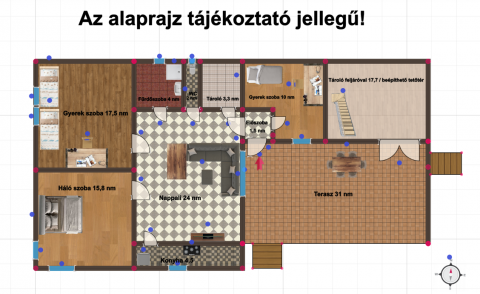 Eladó Ház 2344 Dömsöd Bővíthető családi ház a központban