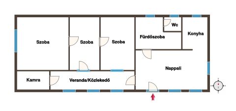 Eladó Ház 3032 Apc Nappali + 3 hálószobás, akár azonnal birtokba vehető
