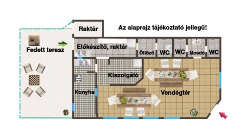 Eladó Vendéglátás 7200 Dombóvár Bajcsy-Zsilinszky utca