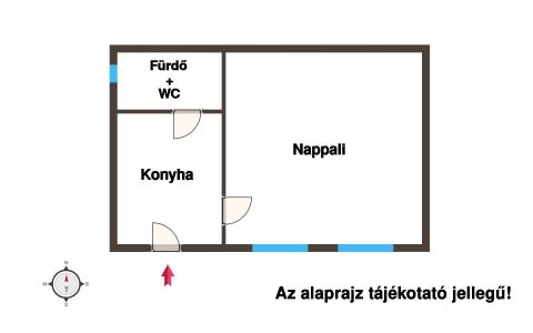 Eladó Lakás 1074 Budapest 7. kerület Eladó garzon lakás a körút mellett a 7. kerületben